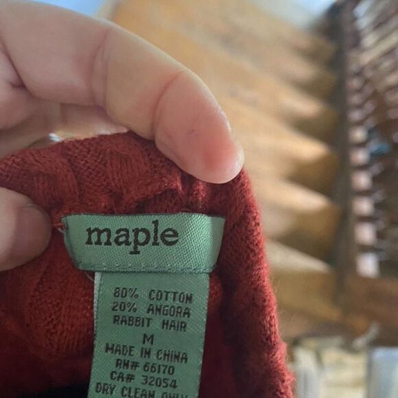 Maple by Anthropologie Angora Sweater Dress -- Med - Picture 6 of 8